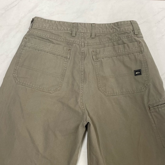 Rei Mens Size 32 Beige Straight Leg Jeans Outdoor Hiking Workwear Rugged Travel - Picture 4 of 6